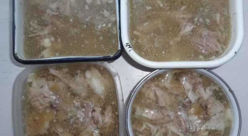 холодець з свинини І КУРКИ