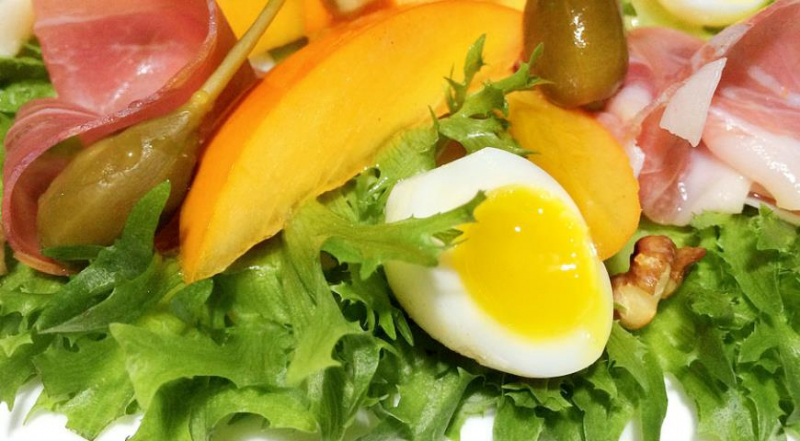 ХУРМА, прошутто і ГОРІХИ