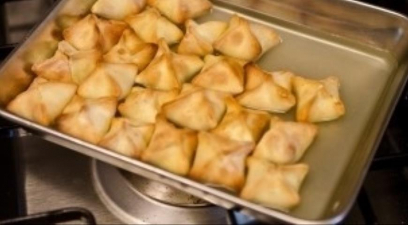 ТУРЕЦЬКІ пЕЛЬМЕНИ (MANTI) з нутом, ПРИГОТОВАНІ в ДУХОВЦІ 