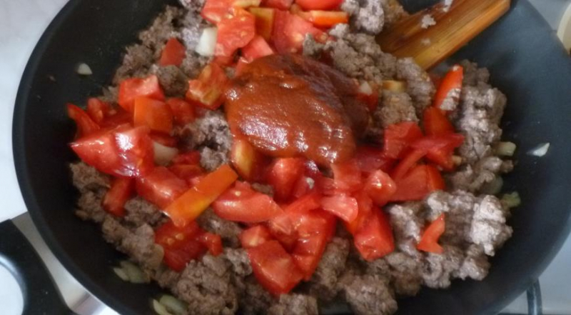 ЗАПІКАНКА З БАКЛАЖАНОВ з м'ясною фарш 